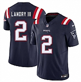 Men & Women & Youth New England Patriots #2 Harold Landry III Navy 2025 F.U.S.E. Vapor Limited Stitched Jersey,baseball caps,new era cap wholesale,wholesale hats